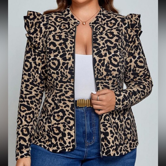 Jackets & Blazers - Leopard Print Jacket